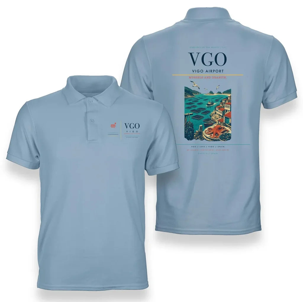 Vigo Airport VGO Light Blue