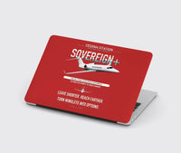 Thumbnail for Cessna Citation Sovereign+ design on red MacBook case