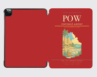 Thumbnail for Portorož Airport (POW) design on red ipad tablet case