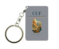 Thumbnail for Cuneo International Airport (CUF) design on gray key chain