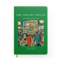 Thumbnail for VINTAGE G4132 - The Airport Mosaic - Designed Notebooks design on green