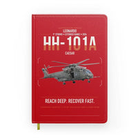 Thumbnail for Leonardo HH-101A Caesar design on red notebook