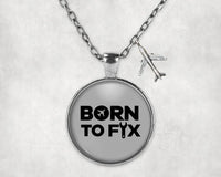 Thumbnail for Born To Fix Airplanes Necklace - view 7