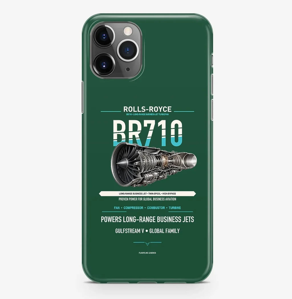 BR710 Case ProMax design on dark green iphone case promax