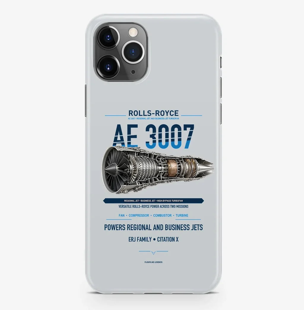 AE 3007 Case ProMax design on light gray iphone case promax