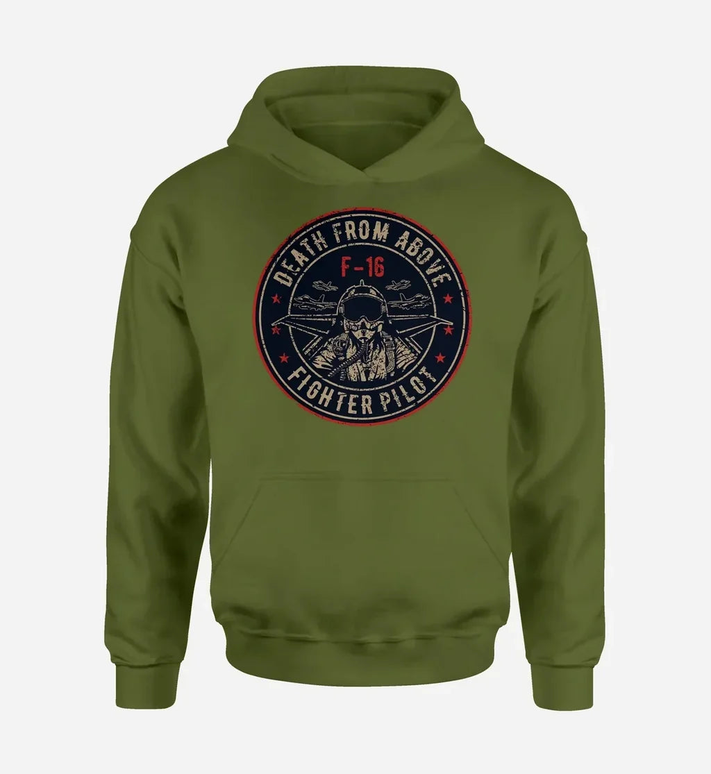 Fighter Jet 16 - Death Hoodie - view 5