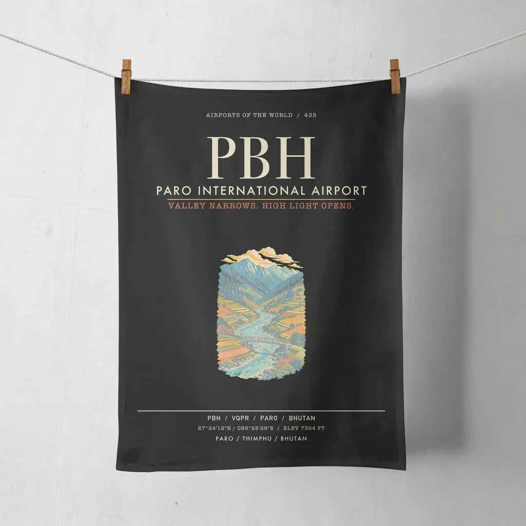 Paro International Airport PBH - Black