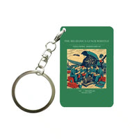 Thumbnail for VINTAGE G4452 - The Mechanic's Lunch Whistle - Designed Key Chain design on green