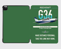 Thumbnail for Beechcraft Bonanza G36 design on green ipad tablet case
