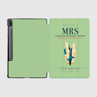 Thumbnail for Marseille Provence Airport (MRS) design on light green samsung tablet tablet case