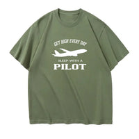 Thumbnail for Get High Every Day Sleep T-Shirt - view 8