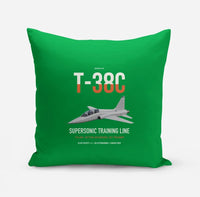 Thumbnail for T-38C Talon design on green pillow