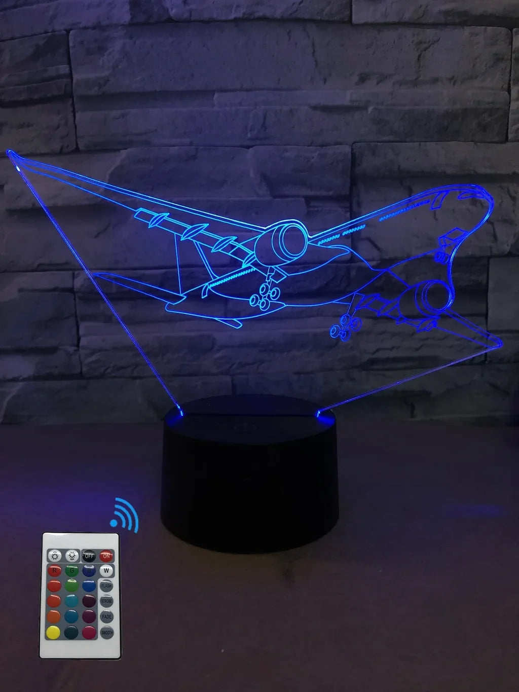 Customisable Airbus A330 3D Lamp - view 10
