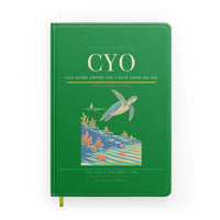 Thumbnail for Vilo Acuña Airport (CYO) design on green notebook