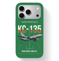Thumbnail for KC-135 STRATOTANKER design on green magsafe iphone case, for iPhone 17 Pro