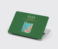 Thumbnail for Vigo Airport (VGO) design on green MacBook case