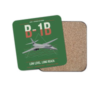 Thumbnail for B-1B Lancer design on green 1 piece coaster