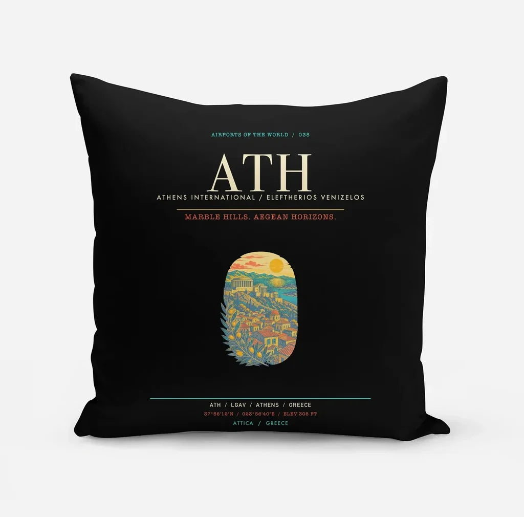 Athens International Eleftherios Venizelos Airport ATH - Black