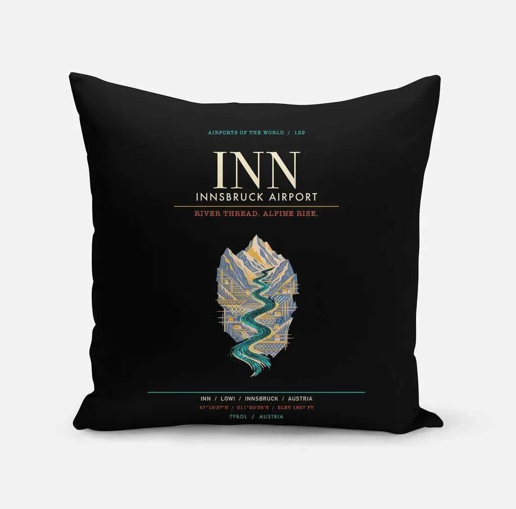 Innsbruck Airport INN - Inn Valley Alpine Weave - Black
