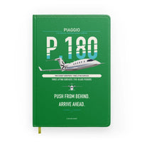Thumbnail for Piaggio P.180 Avanti EVO design on green notebook