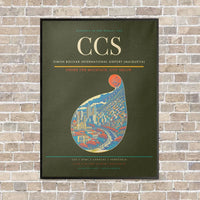Thumbnail for Simon Bolivar International Airport (Maiquetia) CCS - Canvas Framed - Green Army