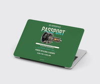 Thumbnail for PASSPORT design on green MacBook case