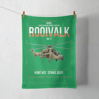 Thumbnail for Denel Rooivalk Mk 1F design on green towel