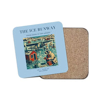 Thumbnail for The Ice Runway - Designed Coasters design on light blue 1-piece