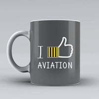 Thumbnail for Customisable I Like Aviation Mug - view 8