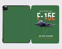 Thumbnail for F-15E Strike Eagle Deep Strike Any Weather design on green ipad tablet case