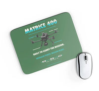 Thumbnail for DJI Matrice 400 design on green rectangle mouse pad