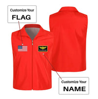 Thumbnail for Customisable Flag & Name Vest - view 8