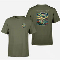 Thumbnail for VINTAGE G4061 - The Monsoon Run - Double-Side T-Shirt design on greenarmy double side t shirt