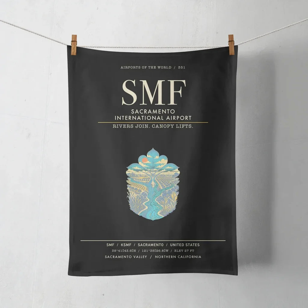 Sacramento International Airport SMF - Black