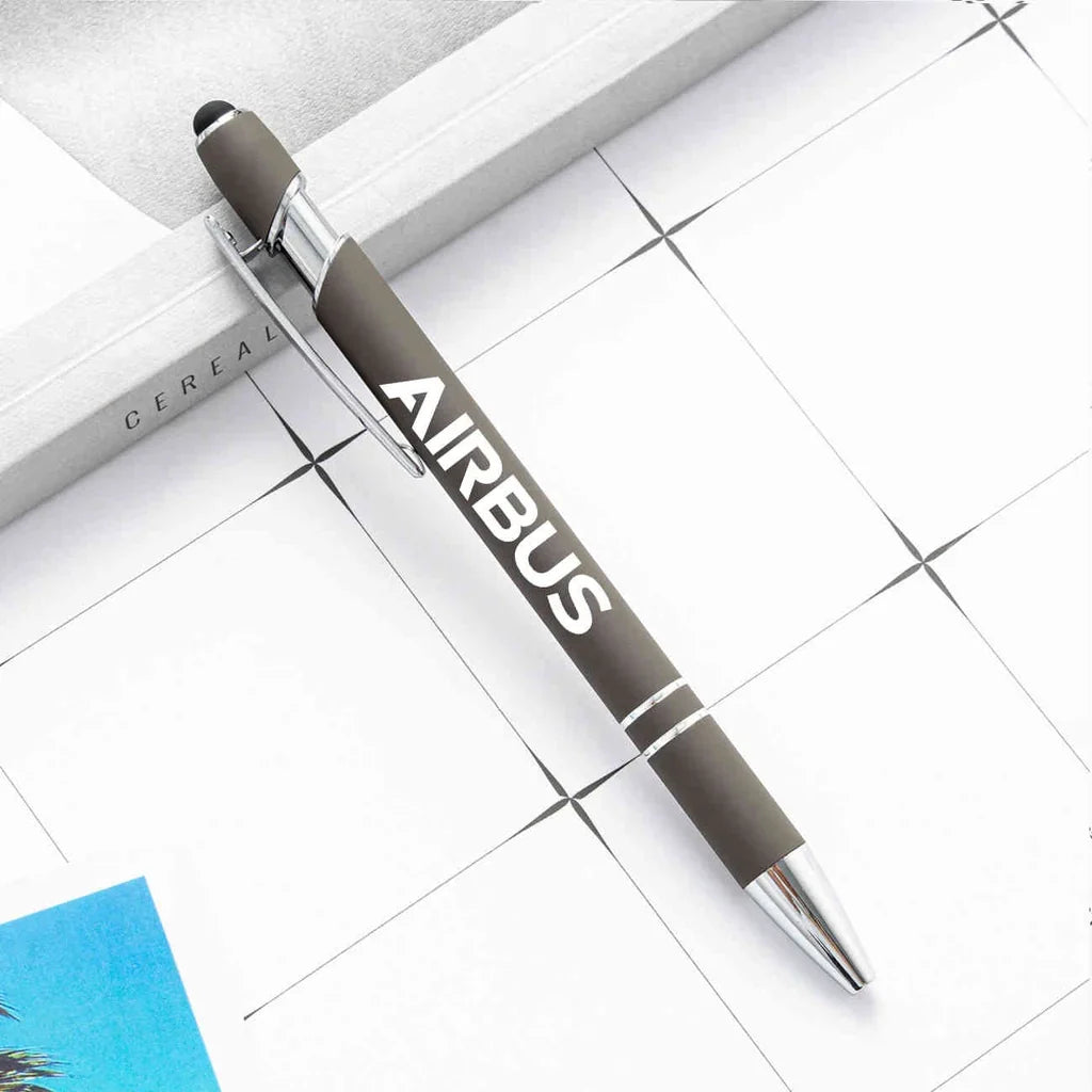 Airbus & Text touch pen - gray