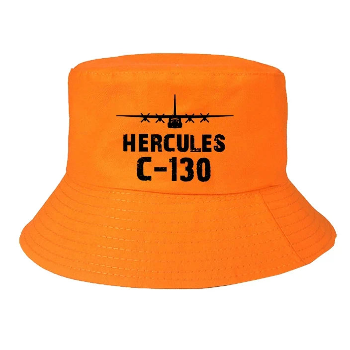 Military Transport Airplane C 130 summer hat - orange