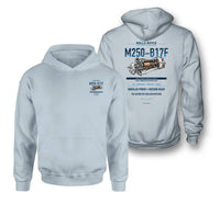 Thumbnail for M250-B17F design on light blue hoodie
