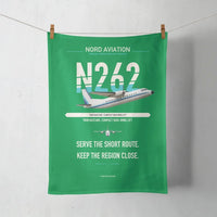 Thumbnail for Nord 262A design on green towel