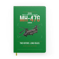 Thumbnail for Boeing MH-47G Chinook design on green notebook