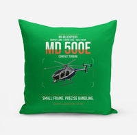 Thumbnail for MD Helicopters MD 500E design on green pillow