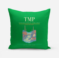 Thumbnail for Tampere-Pirkkala Airport (TMP) design on green pillow