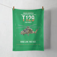 Thumbnail for Turkish Aerospace T129 ATAK Phase 2 design on green towel