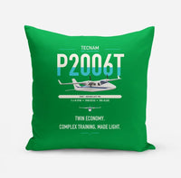 Thumbnail for Tecnam P2006T design on green pillow