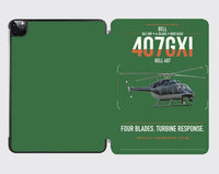 Thumbnail for Bell 407GXi design on green ipad tablet case