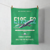 Thumbnail for Embraer E195-E2 design on green towel