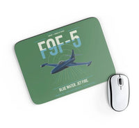 Thumbnail for F9F-5 Panther design on green rectangle mouse pad