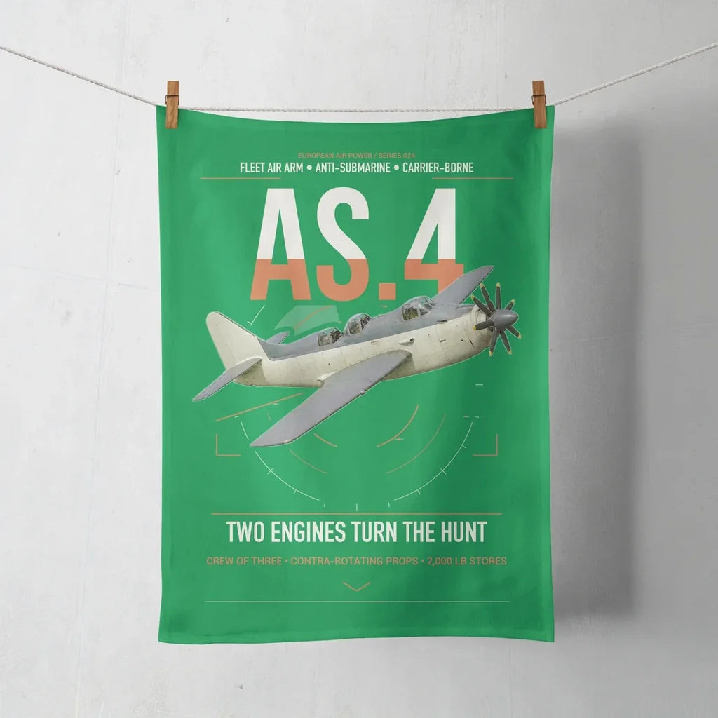 Fairey Gannet AS.4 design on green towel