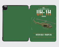 Thumbnail for Bell UH-1H Iroquois design on green ipad tablet case