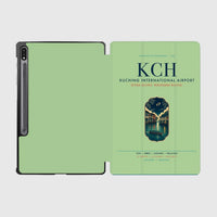 Thumbnail for Kuching International Airport (KCH) design on light green samsung tablet tablet case
