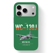 Thumbnail for WC-130J Hurricane Hunter design on green magsafe iphone case, for iPhone 17 Pro